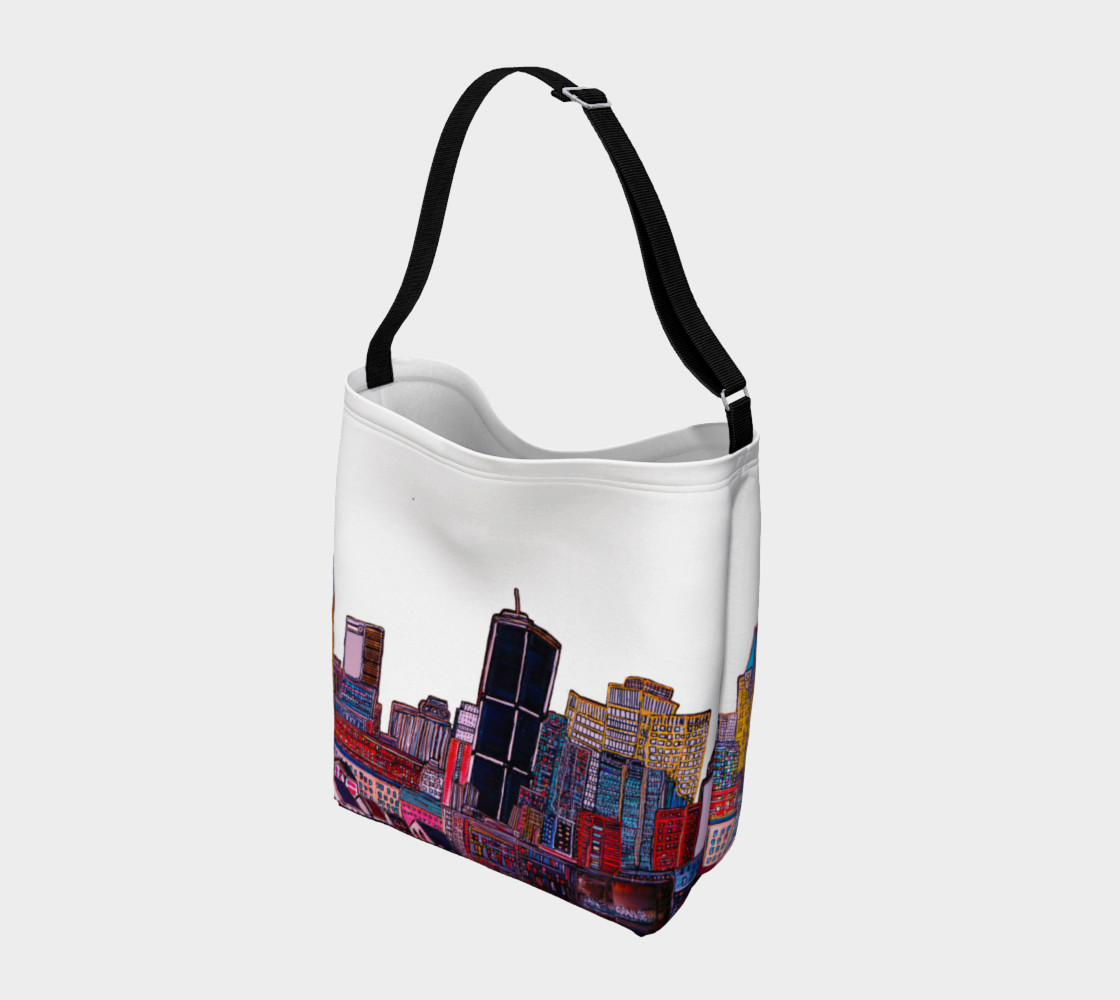 Aperçu de SAC - BAG Blanc MTL ArtPrint Melanie Bernard Art #2