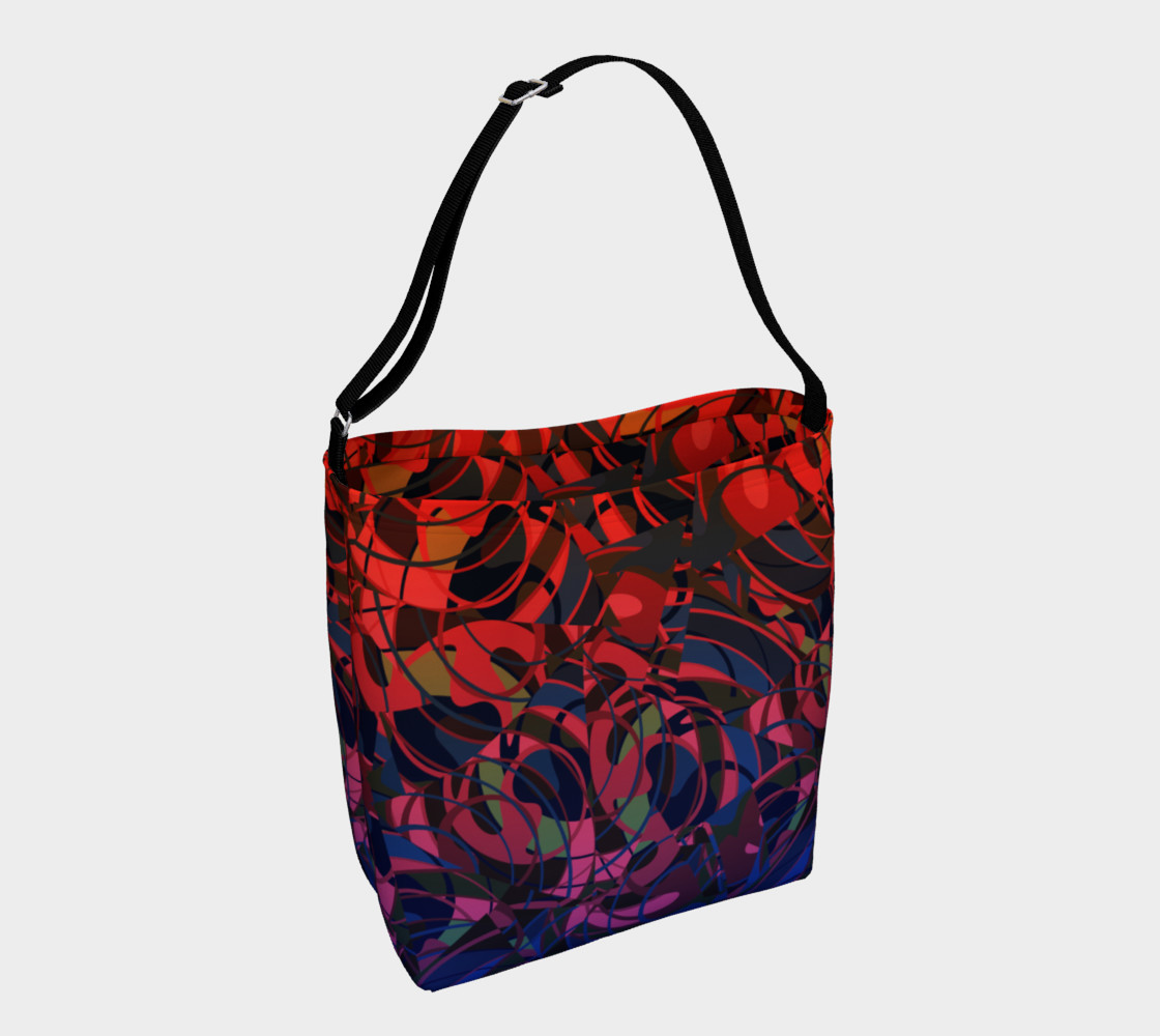 Hot Summer Nights Abstract - Reds and Blues preview #1