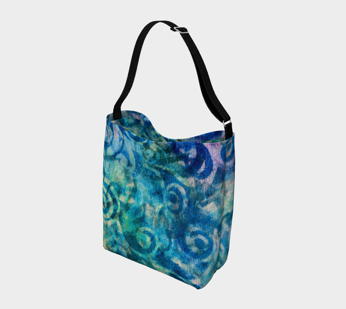 Blue Swirl 2 Tote preview #2