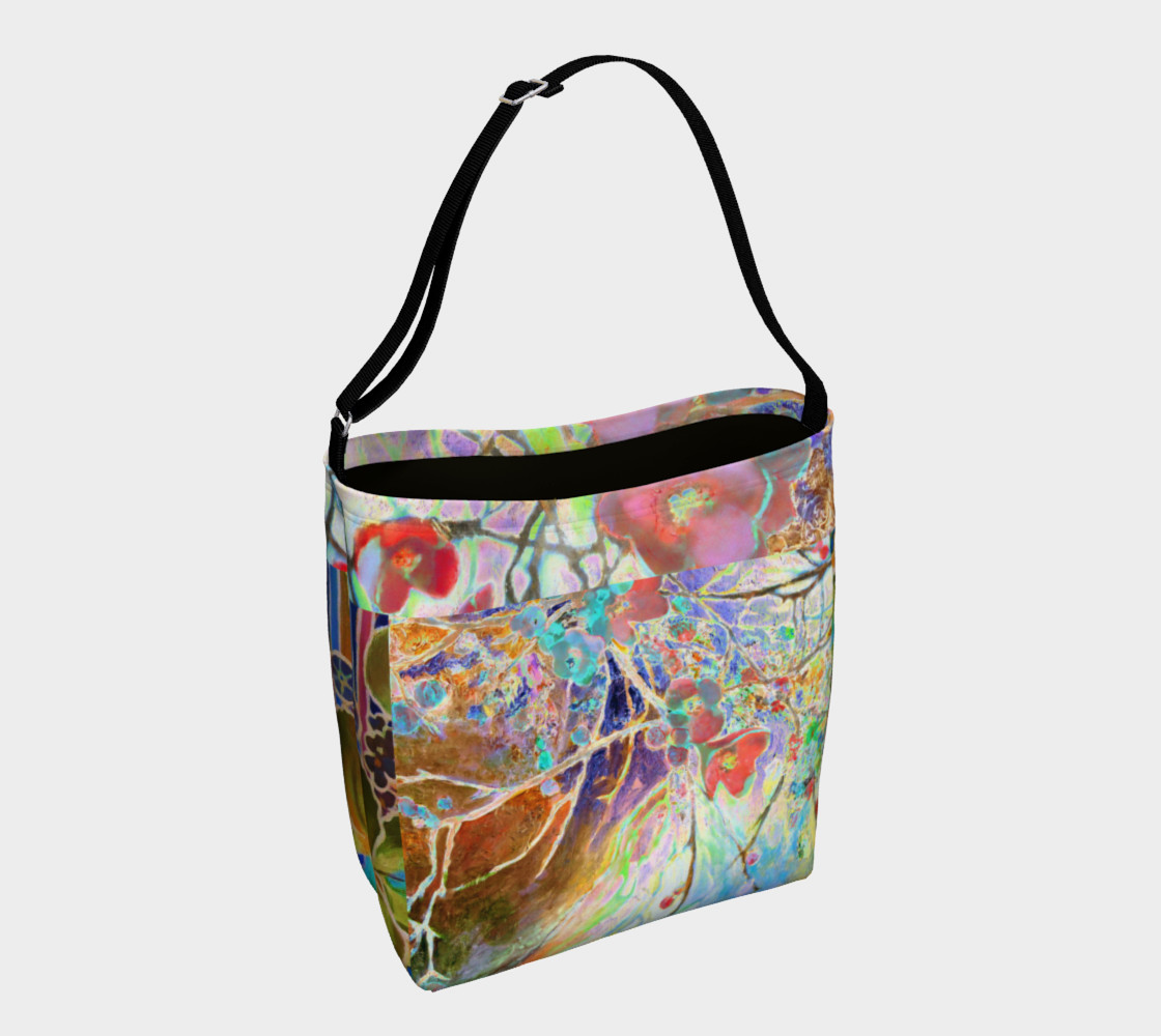 Pastel Floral Branch Day Tote preview #1
