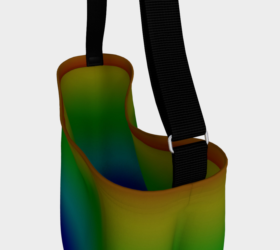 Dark Rainbow Ombre Day Tote preview #3