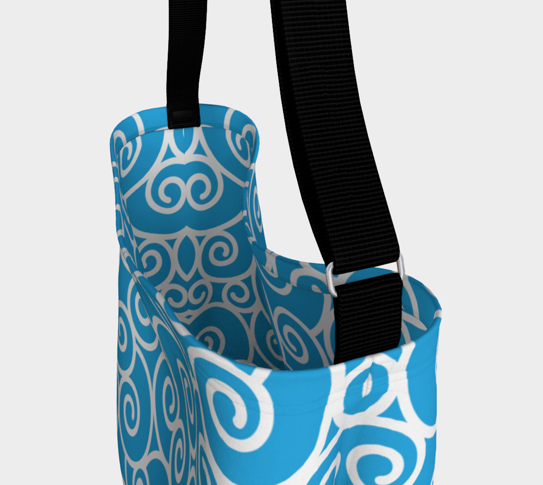 Aperçu de Aqua Blue Swirls #3