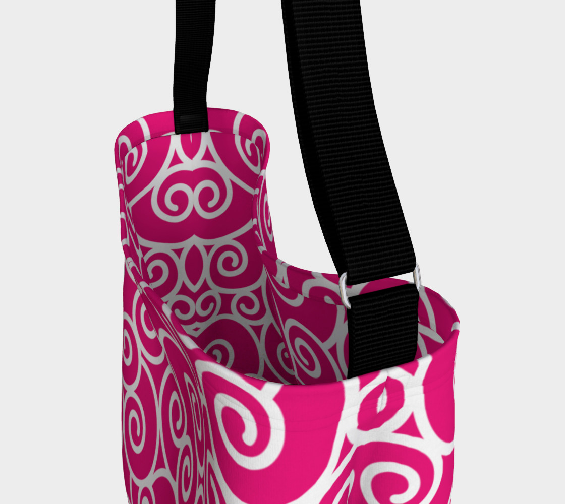 Bright Pink and White Swirls preview #3