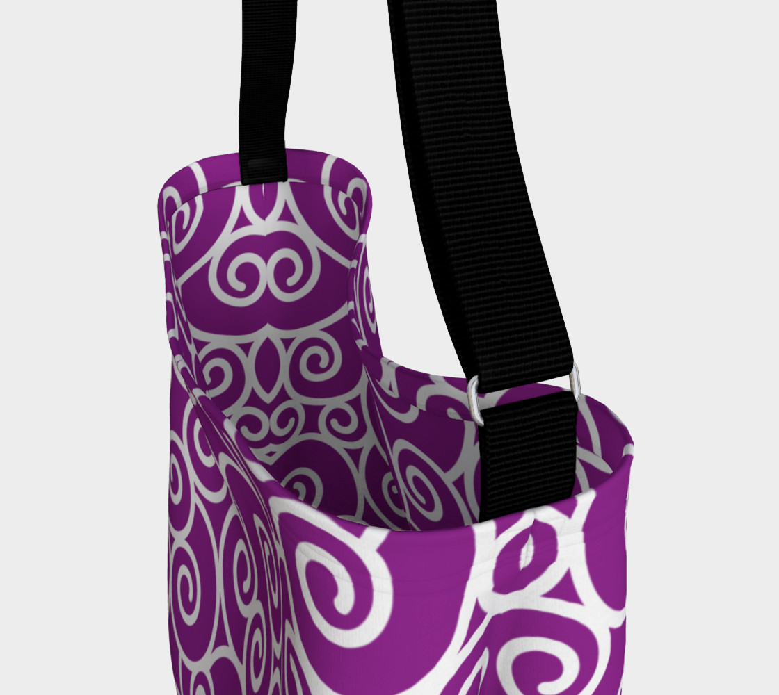 Bright Purple and White Swirls preview #3