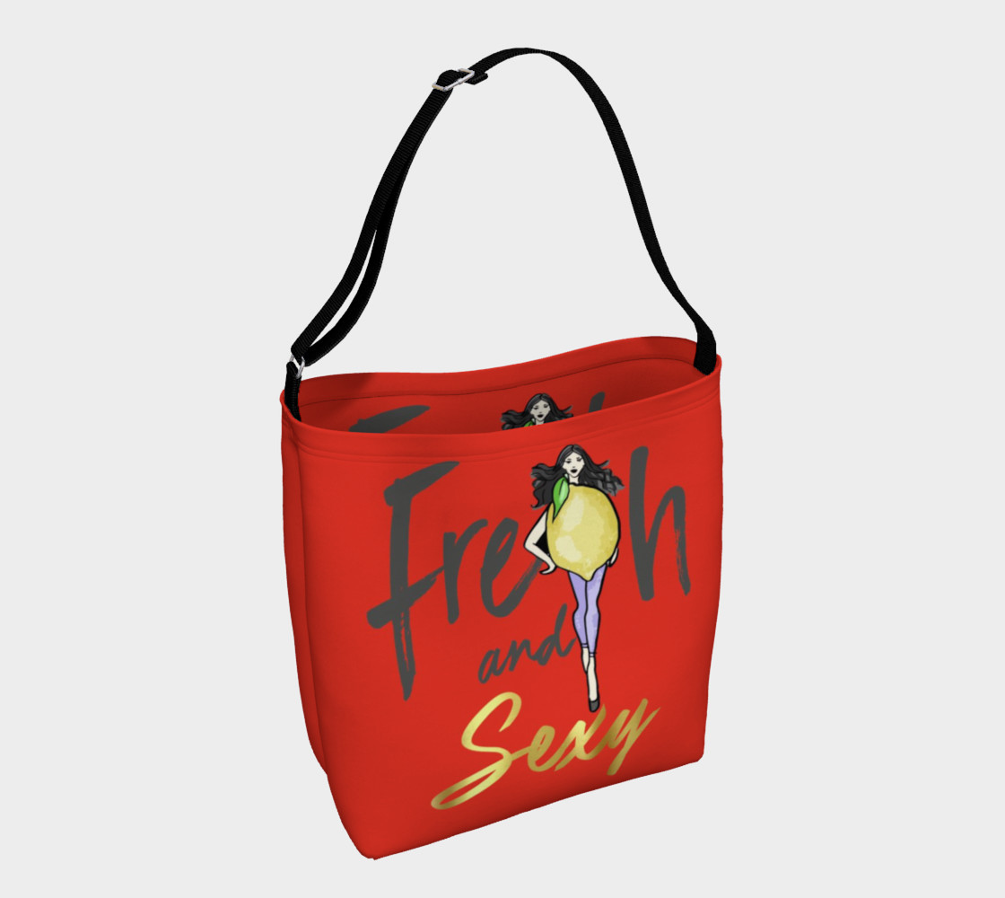 Lemon Fresh & Sexy (Red Tote Bag preview #1
