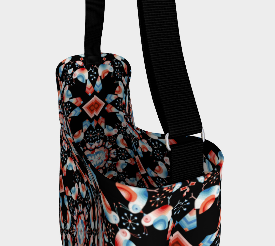 Folkloric Lovebirds Tote Allover preview #3