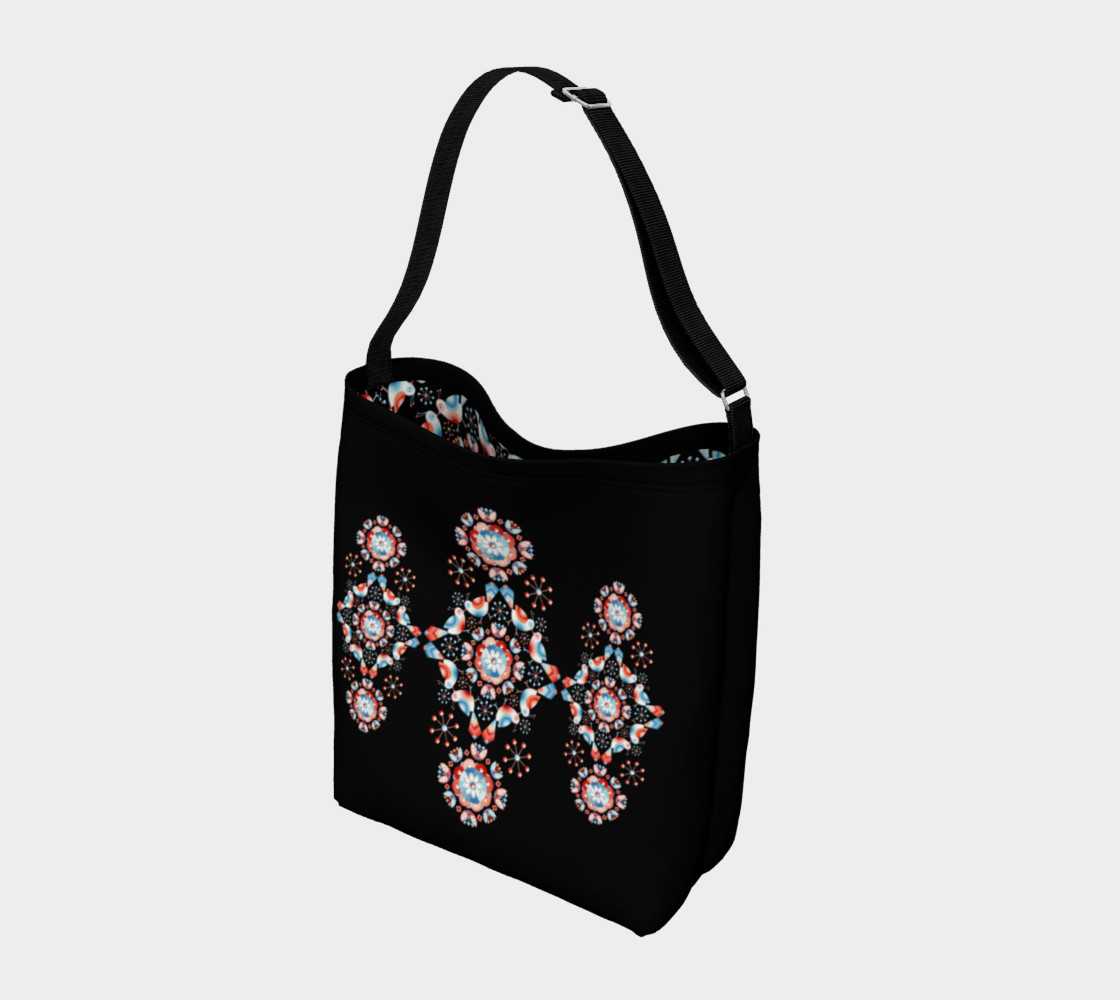 Folkloric Lovebirds Tote Placement preview #2