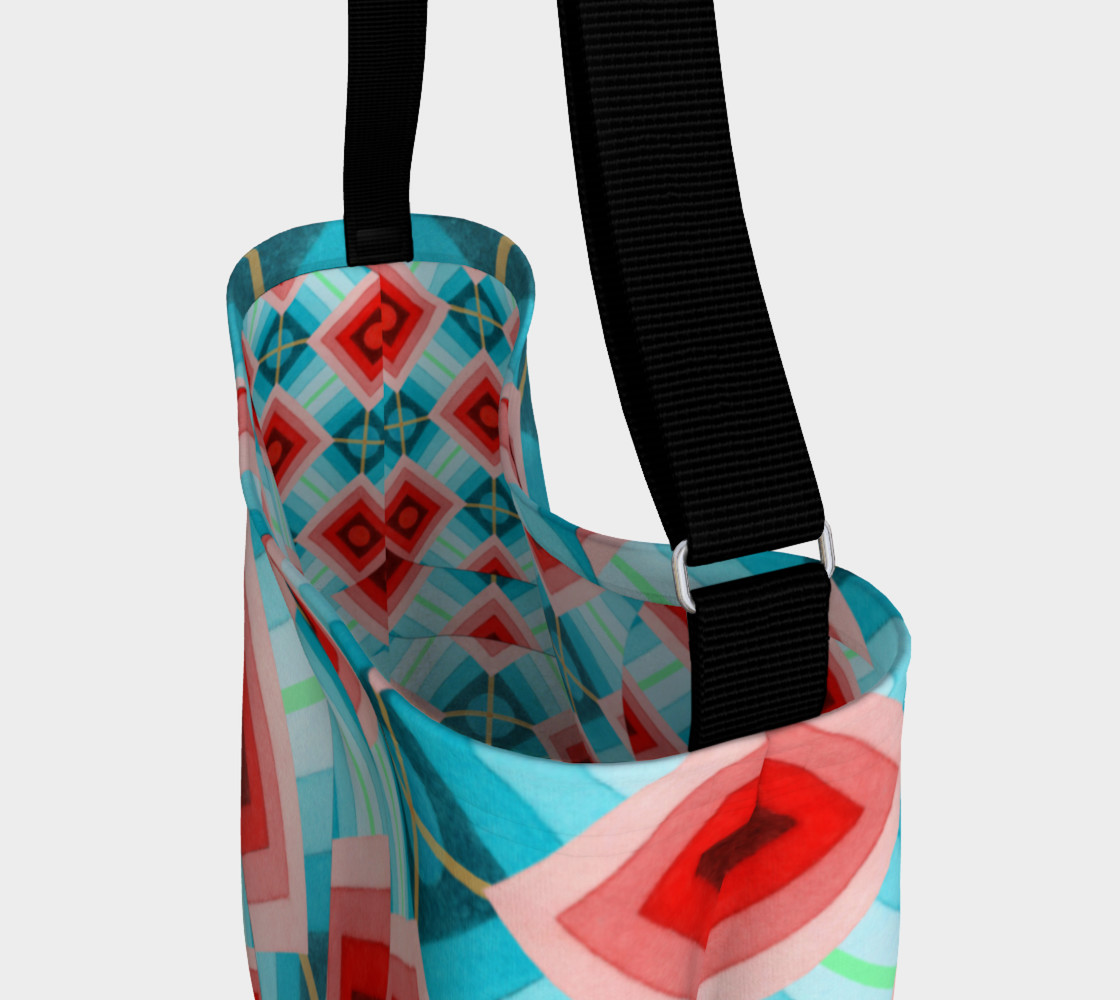 Aperçu de Groovy Argyle Tote Bag #3