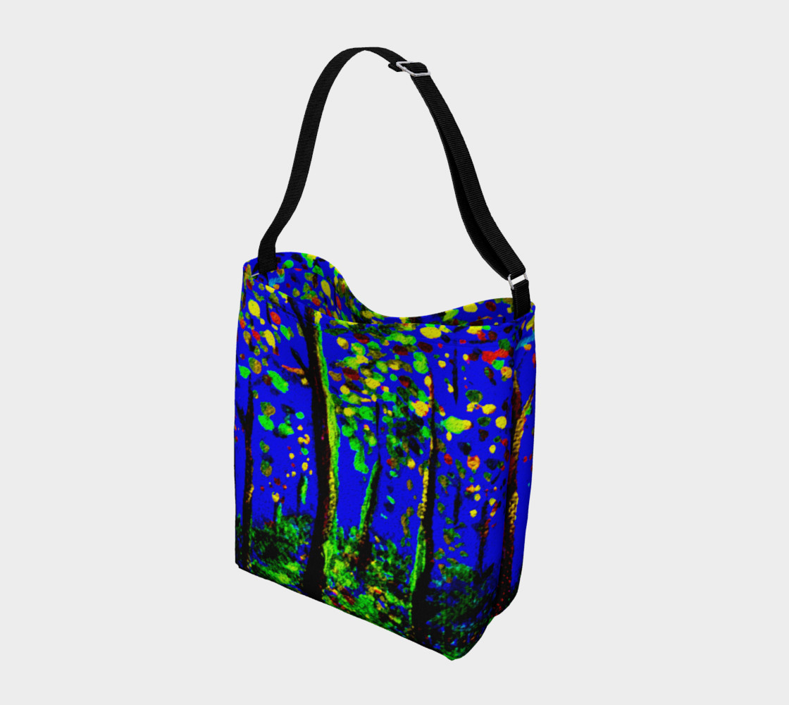 Aperçu de Magic Trees at Midnight Day Tote #2