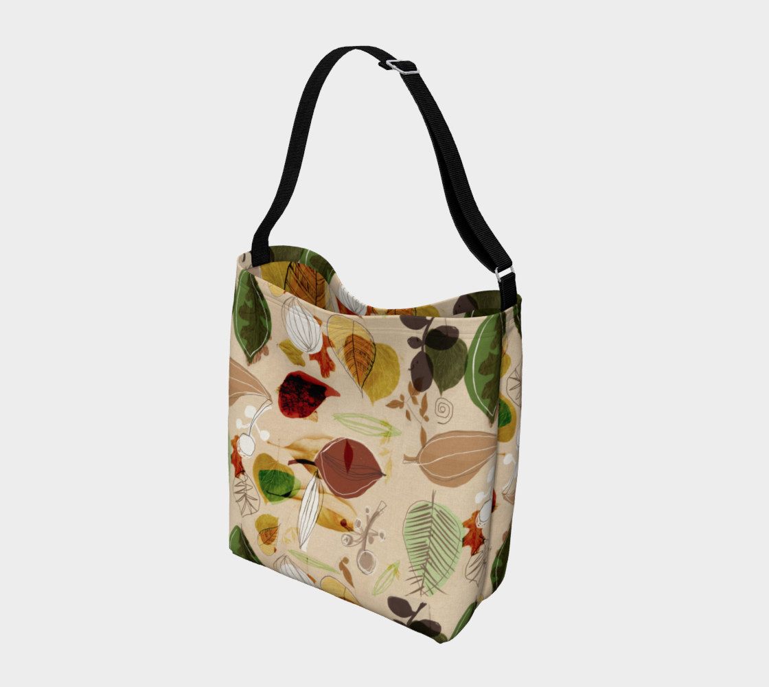 Leafy love neoprene tote preview #2