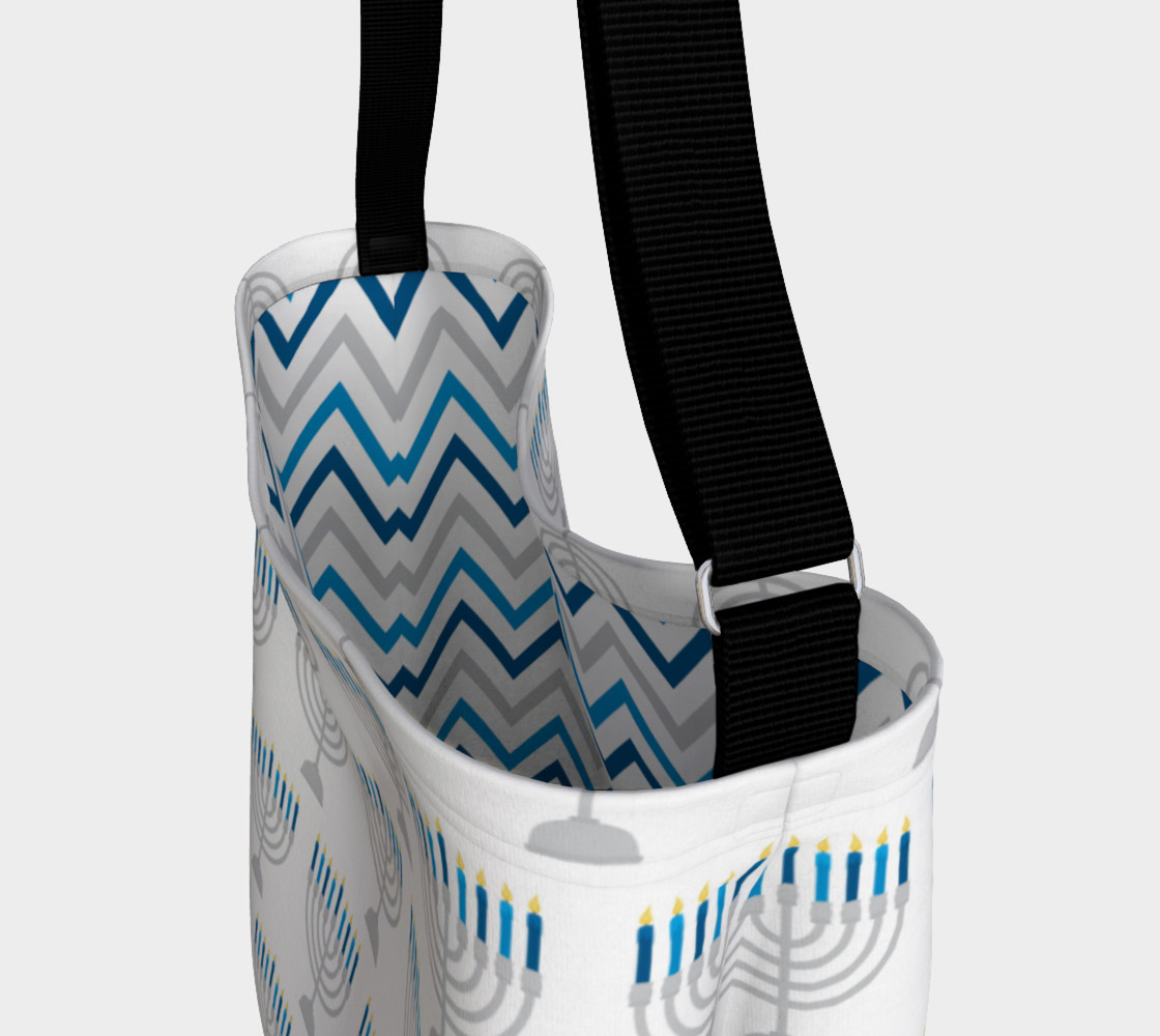 Hanukkah Menorah and Chevron preview #3