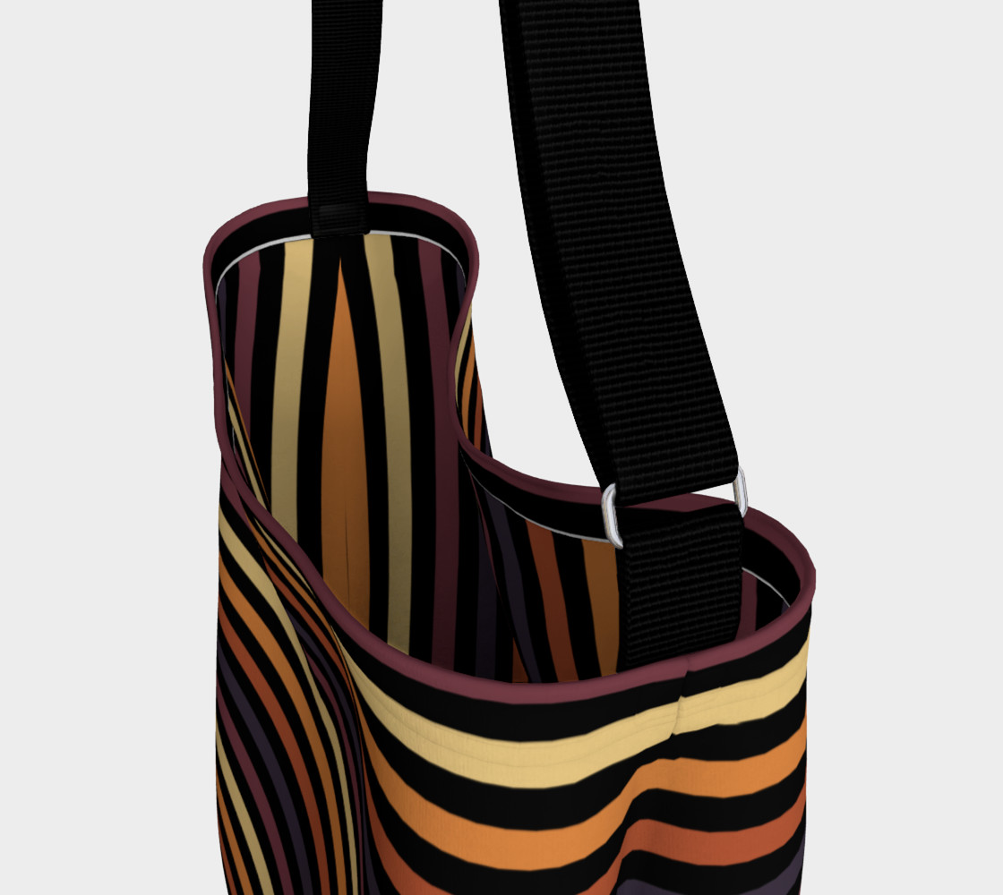 Aperçu de African Sunset Modern Stripes #3