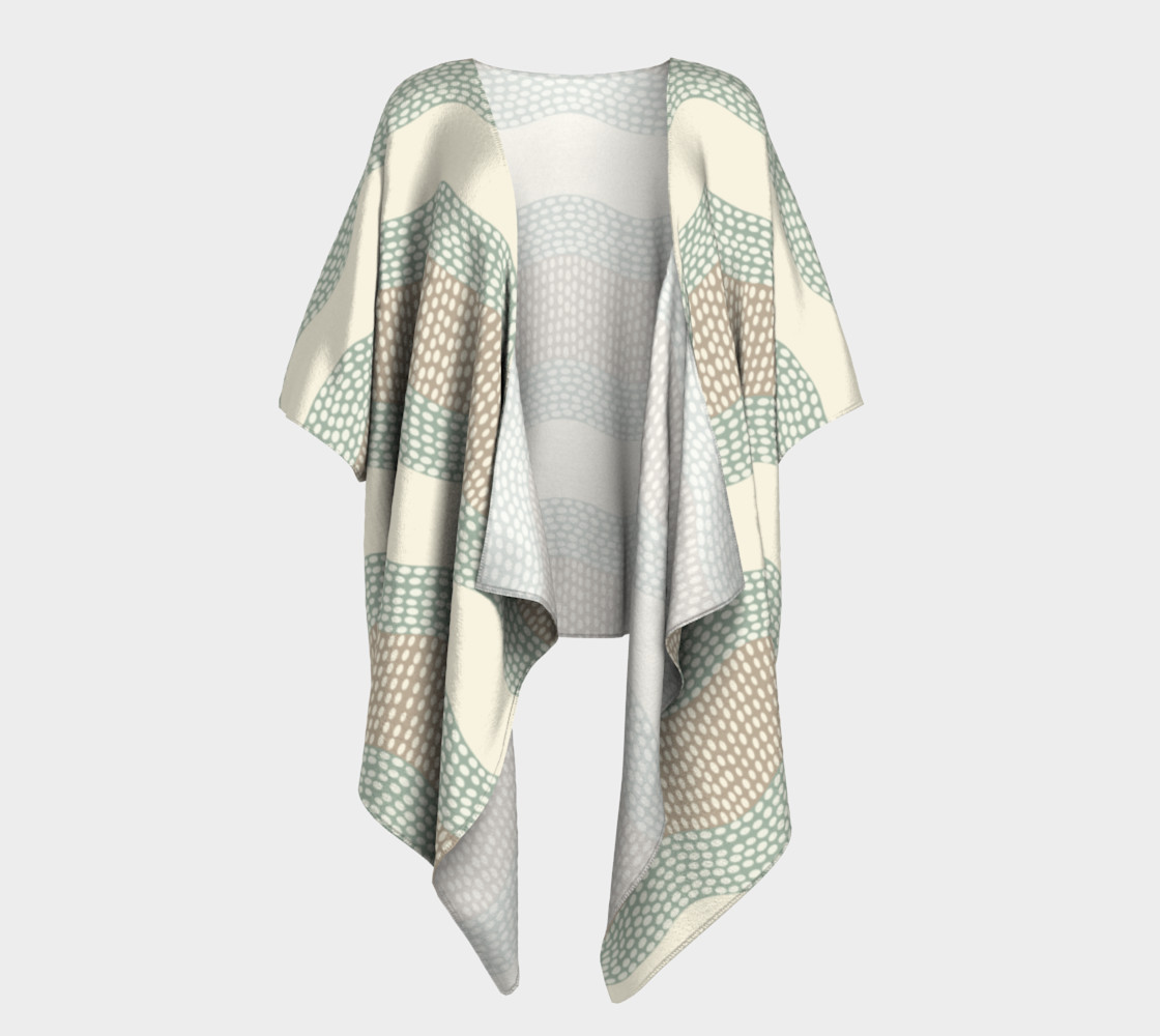 Wavy River 6 in Cream, Sage Green and Tan preview #1