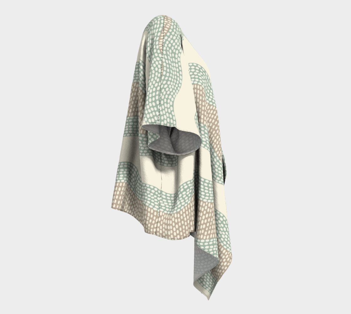 Wavy River 6 in Cream, Sage Green and Tan preview #3