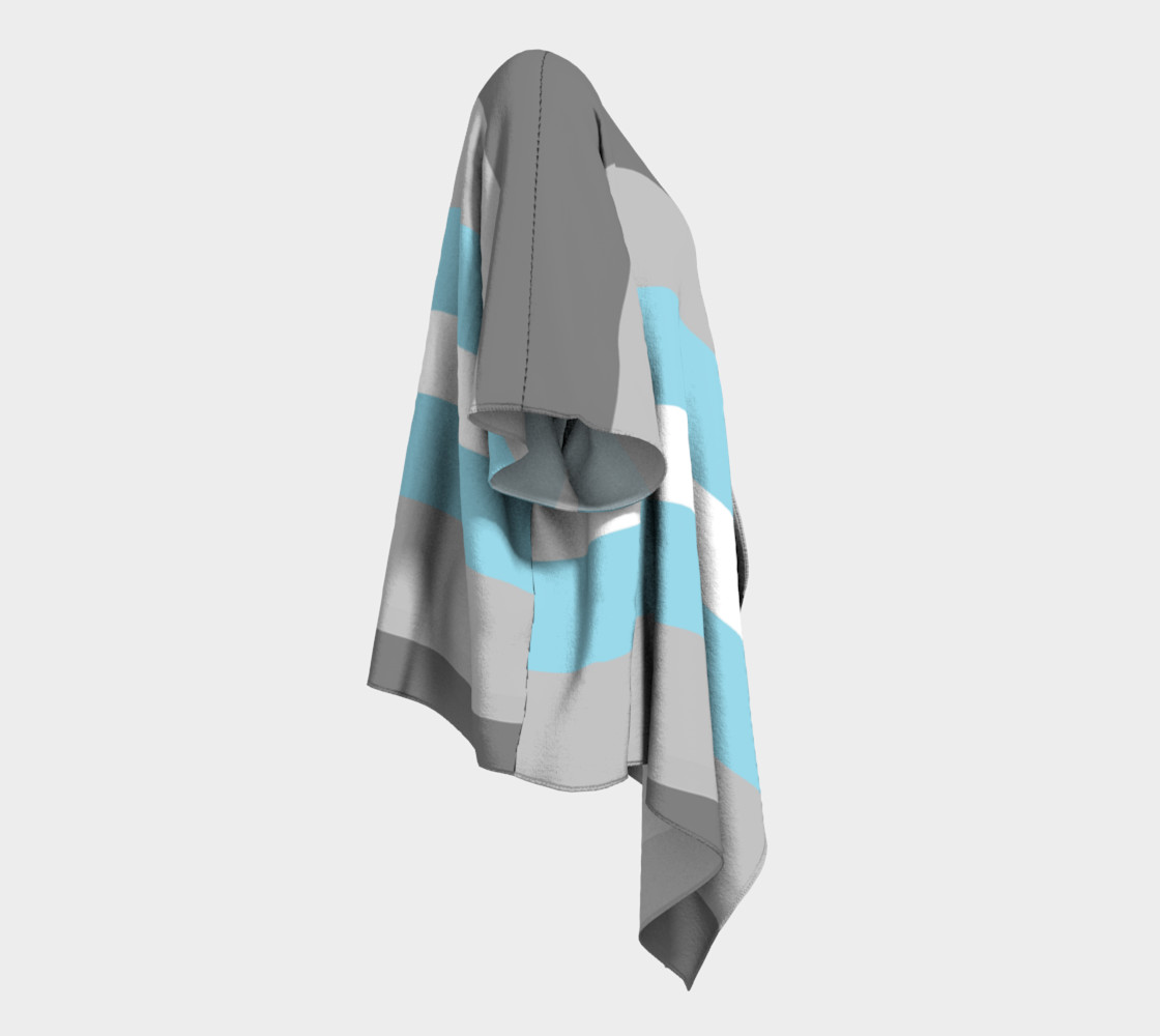 Demiboy LGBT Draped Kimono robe preview #3