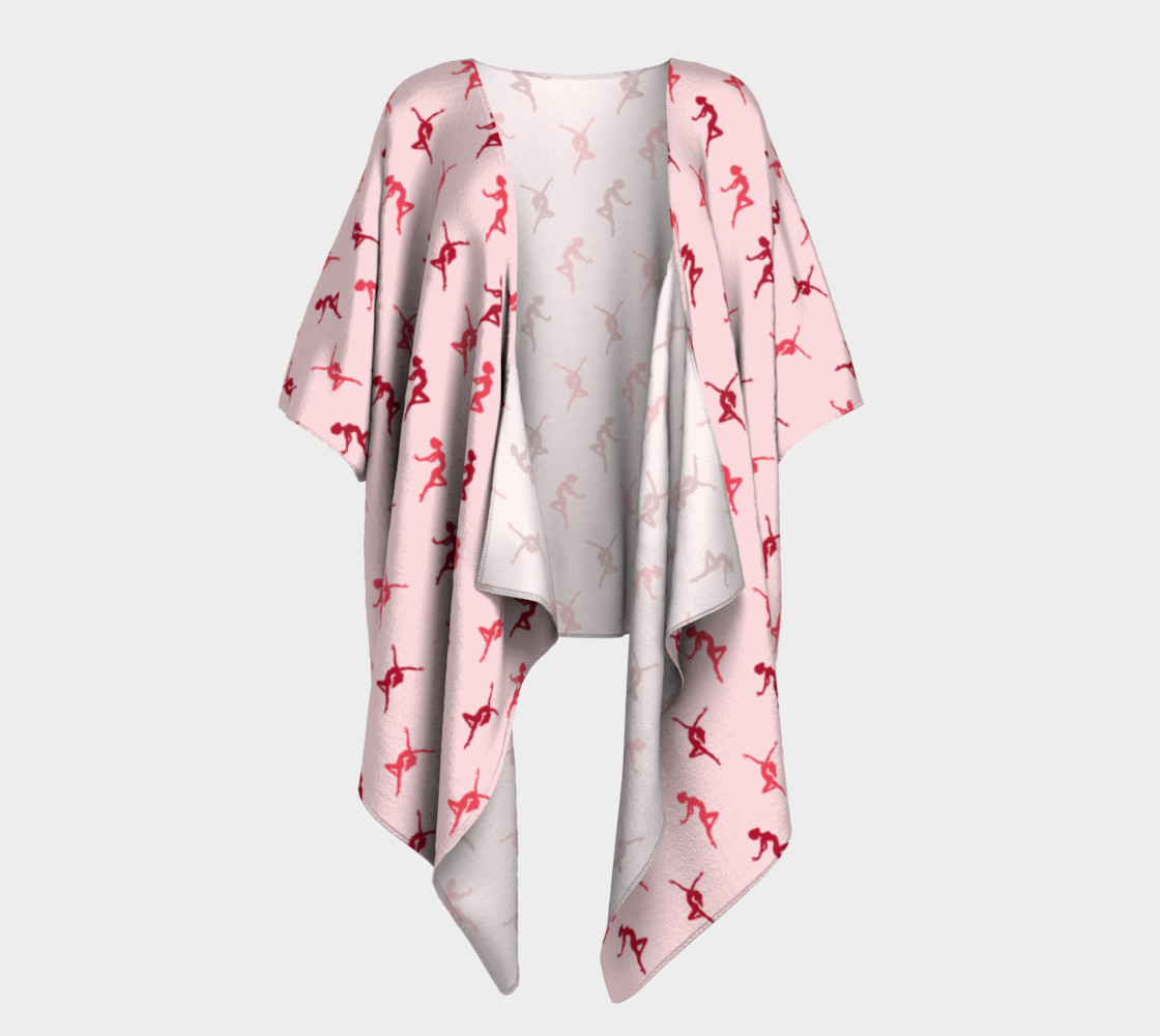 Aperçu de Dance Like Nobody's Watching Draped Kimono #1