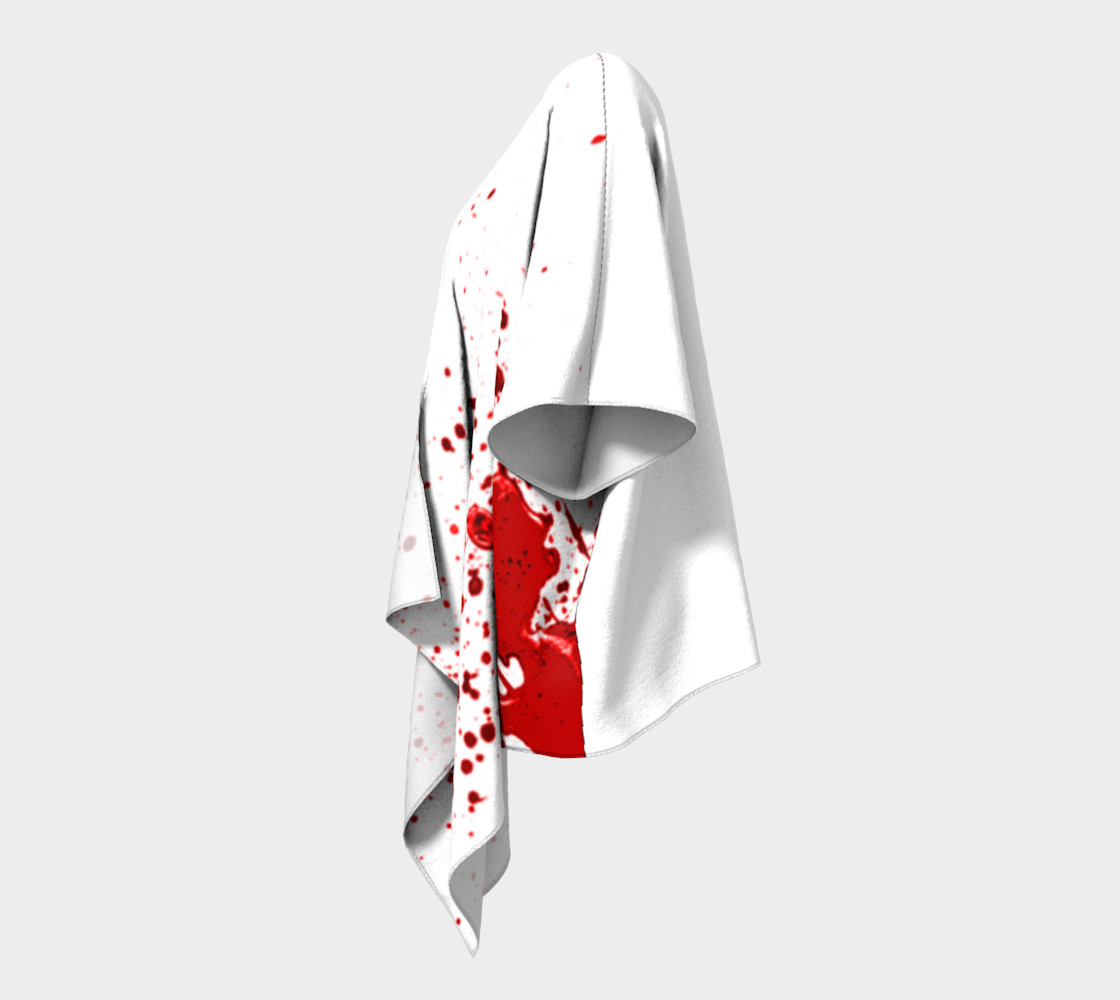 Blood Splatter One Draped Kimono preview #2