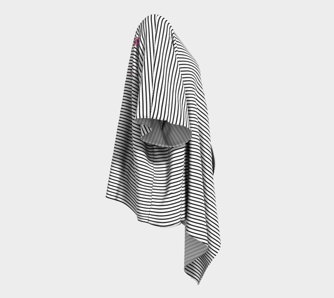 Aperçu de Blooming Love Draped Kimono #3