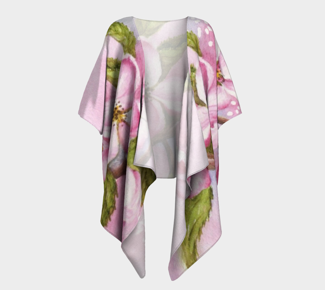 Watercolor Pink Apple Blossoms preview #1