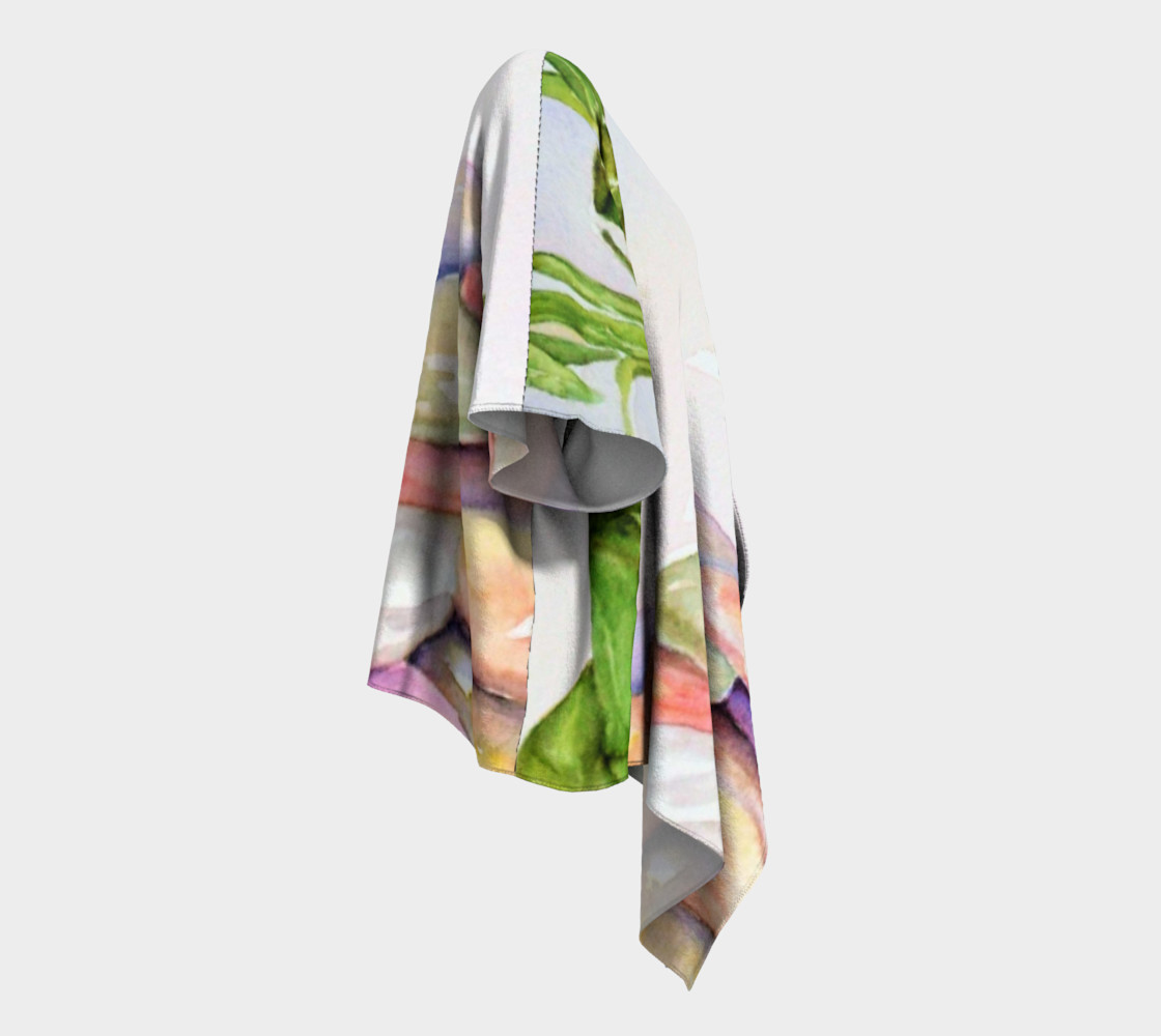 Watercolor Lucky Bamboo with Colorful Rocks preview #3