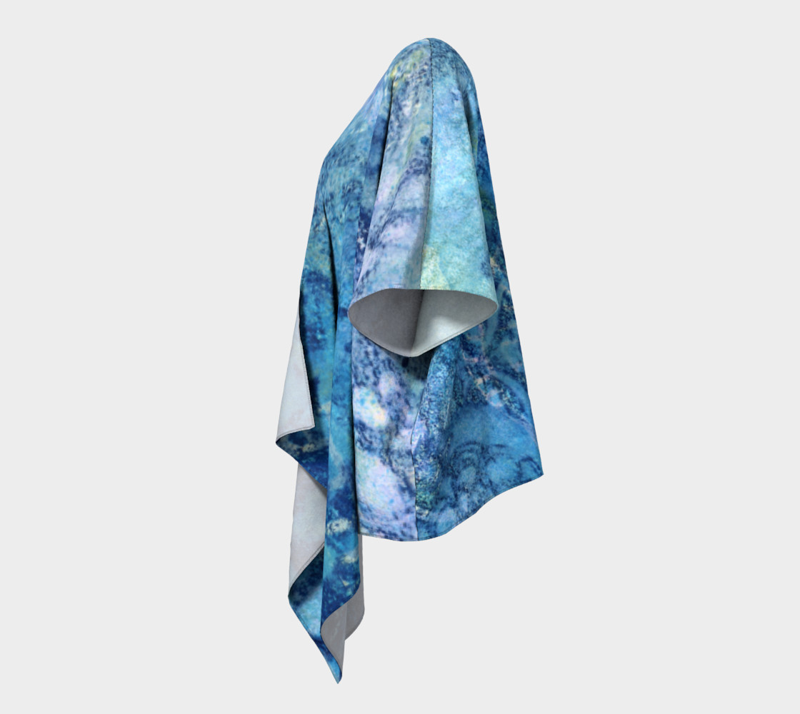 Gathering Blue Draped Kimono preview #2