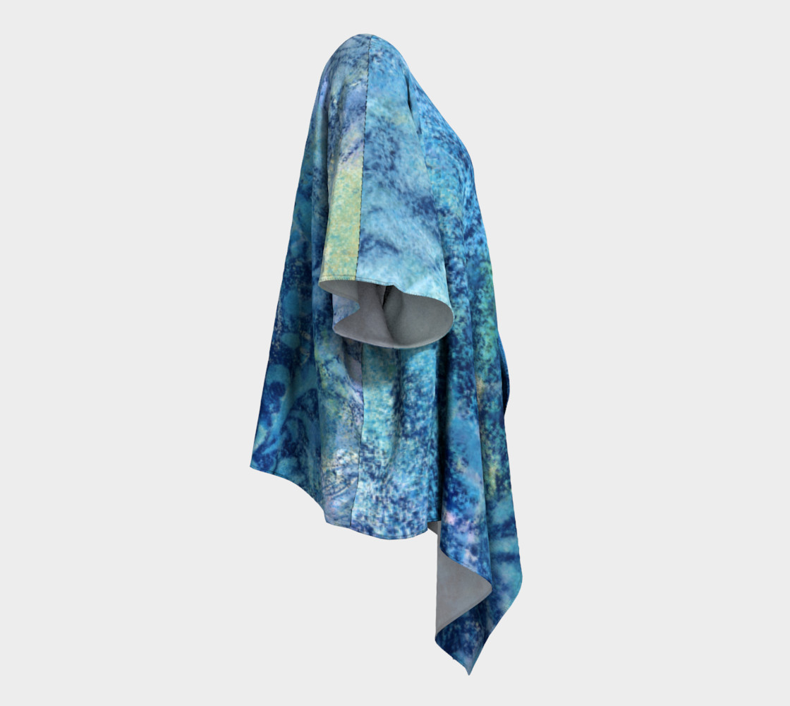 Gathering Blue Draped Kimono preview #3