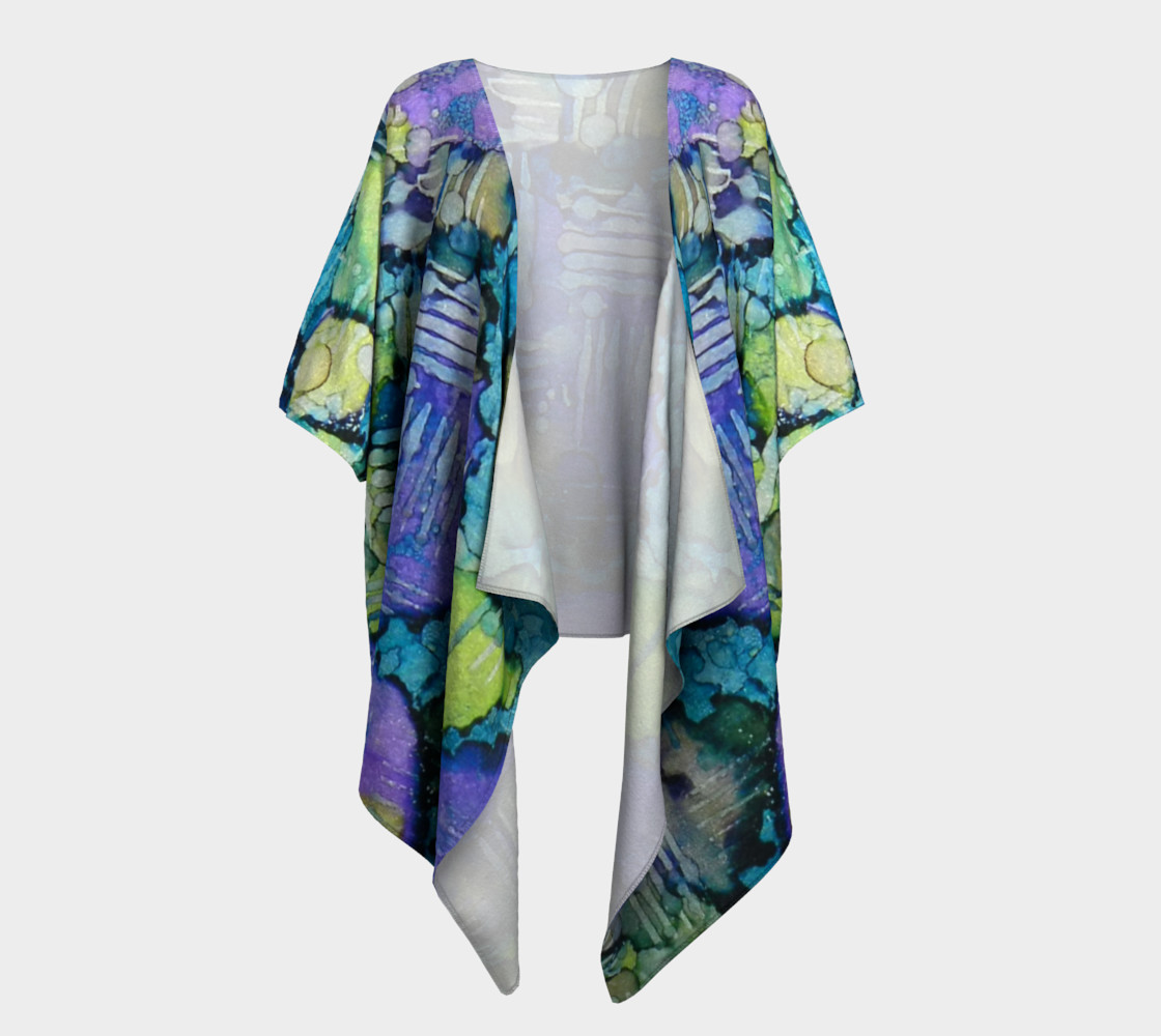 Spring Weave Ink #4 Drapaed Kimono preview #1