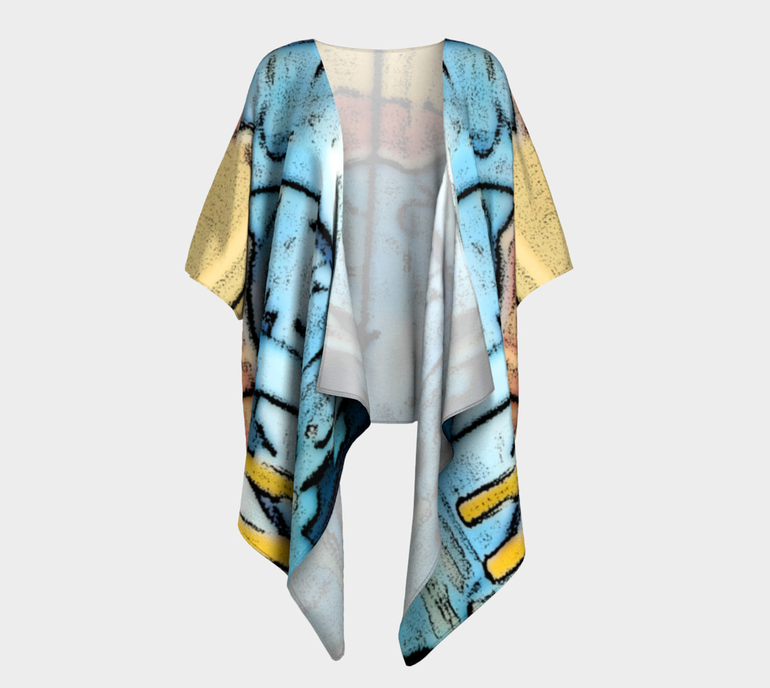 Train Grafitti #1 Draped Kimono preview #1