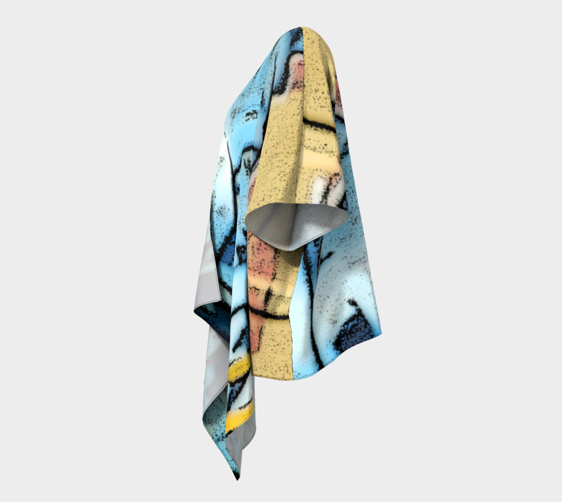 Train Grafitti #1 Draped Kimono preview #2