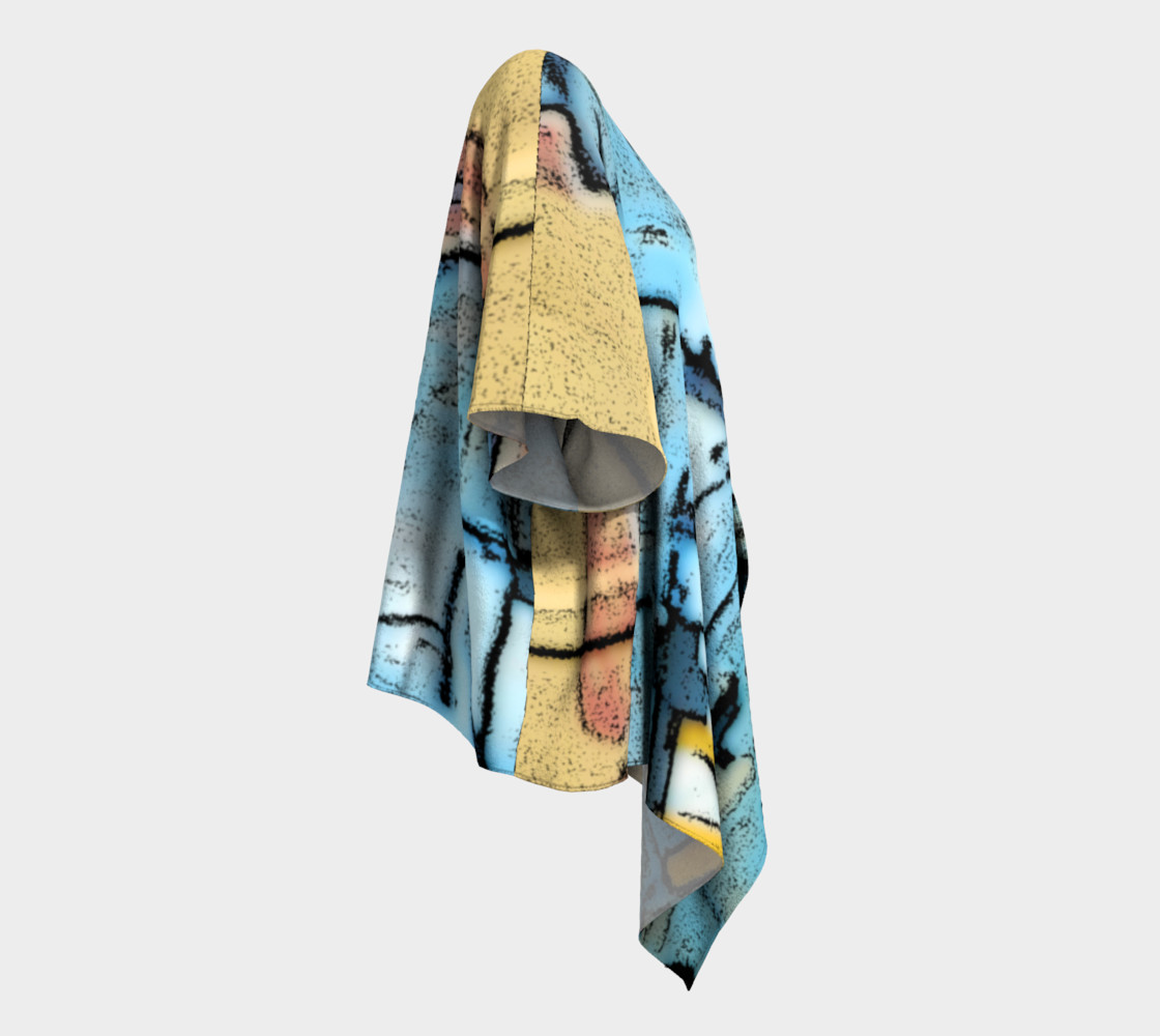 Train Grafitti #1 Draped Kimono preview #3