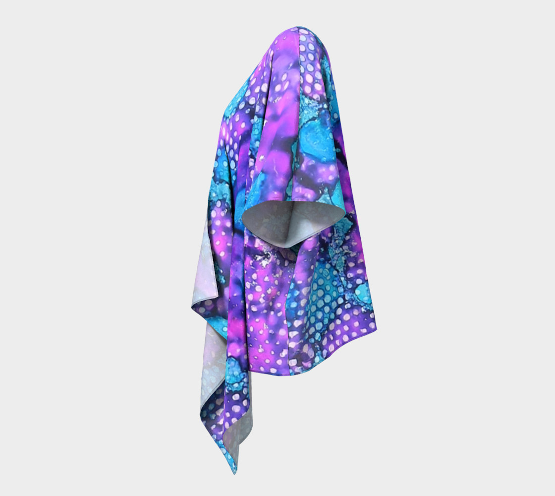 Violet Clouds Ink #24 Draped Kimono preview #2