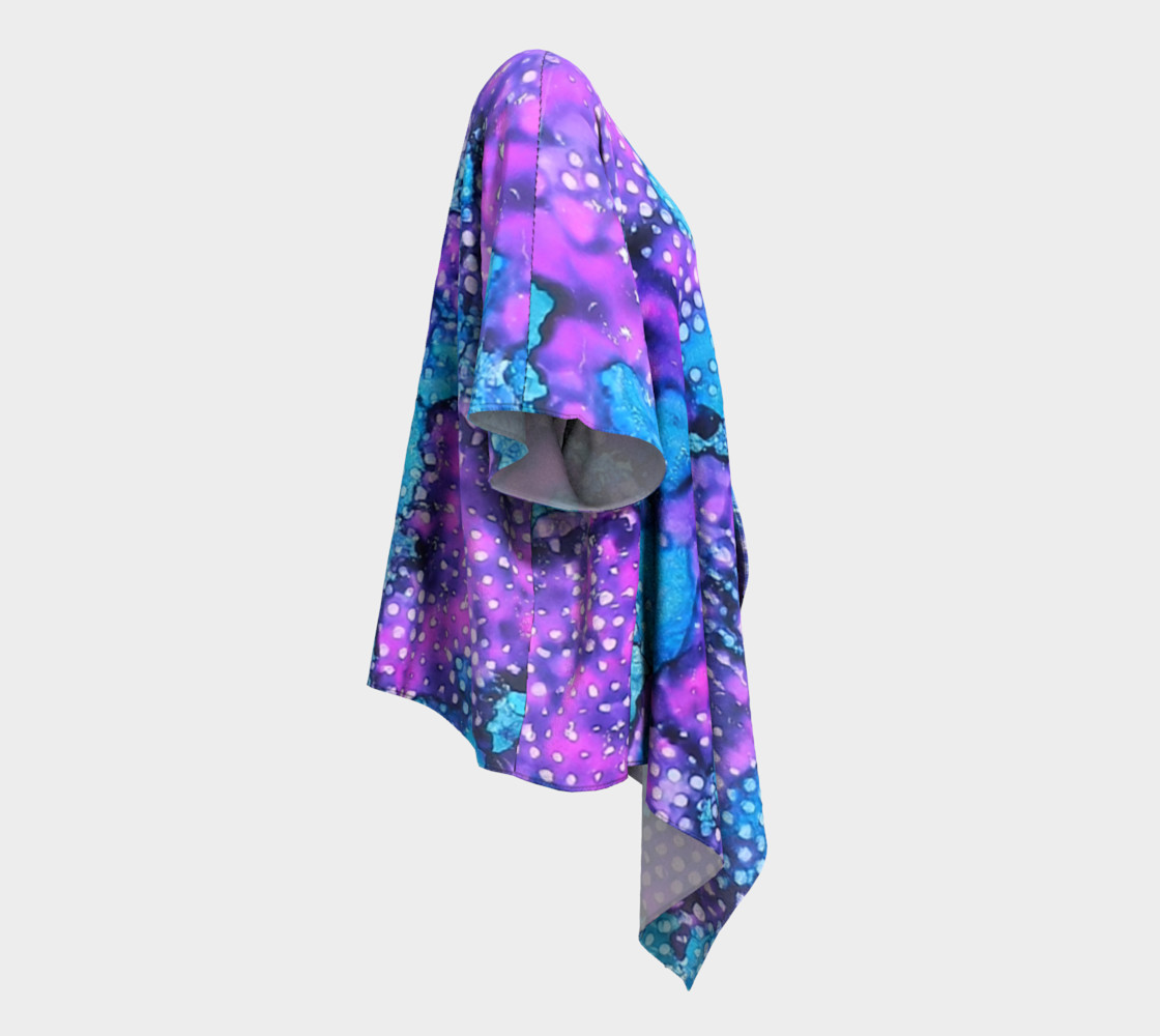 Violet Clouds Ink #24 Draped Kimono preview #3