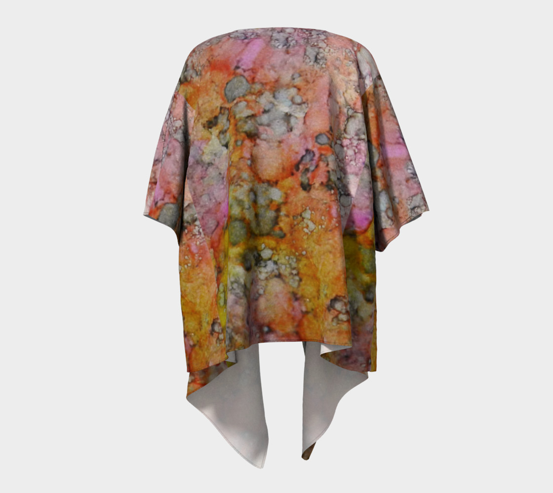 Carnival Glass Ink #27 Crop Top Draped Kimono preview #4