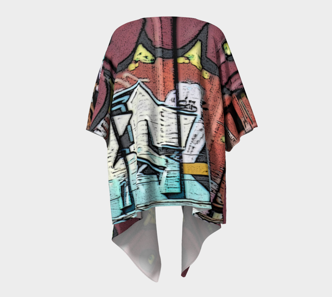 Grafitti Train #3 Draped Kimono preview #4