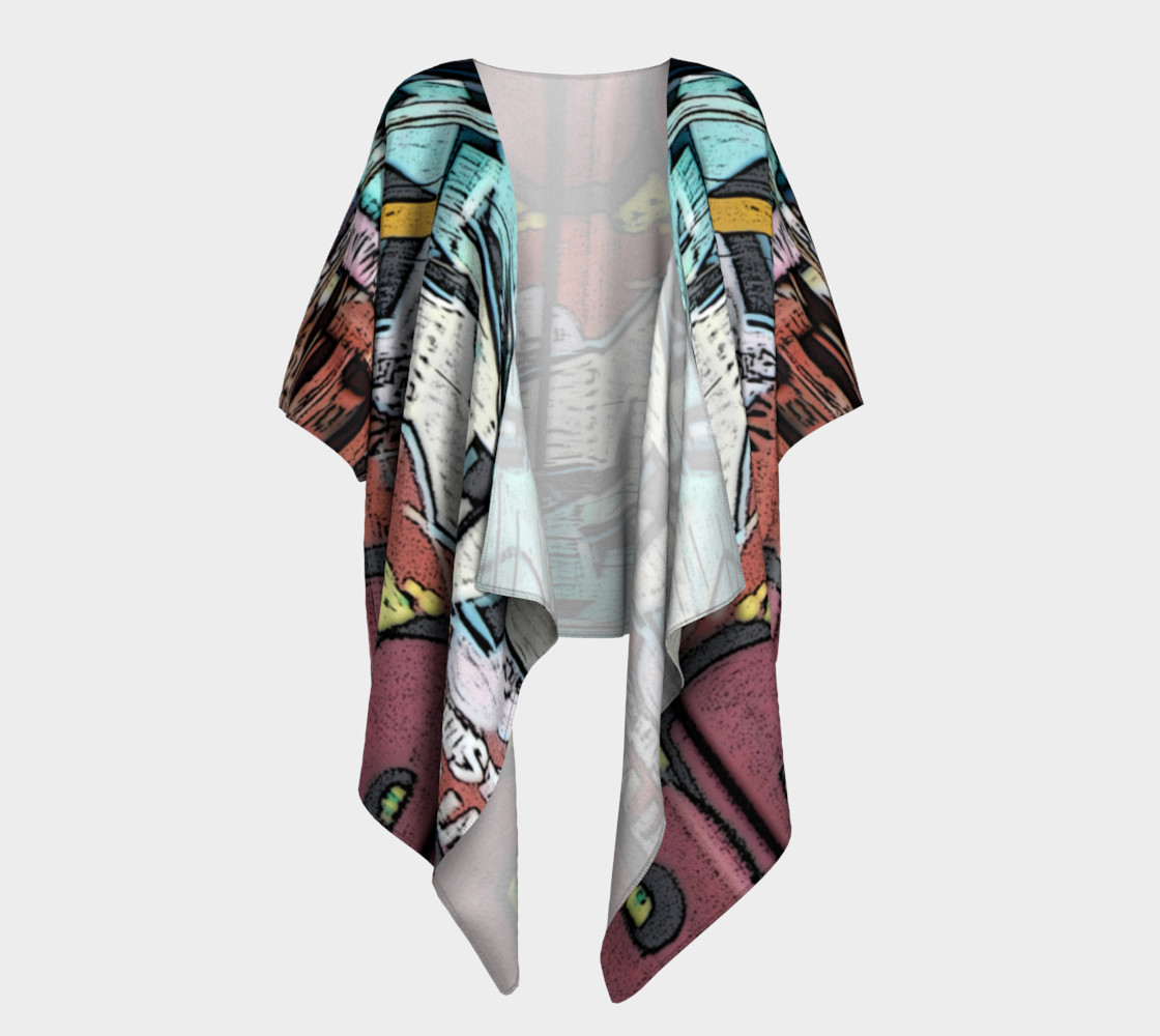 Grafitti Train #3 Draped Kimono preview #1