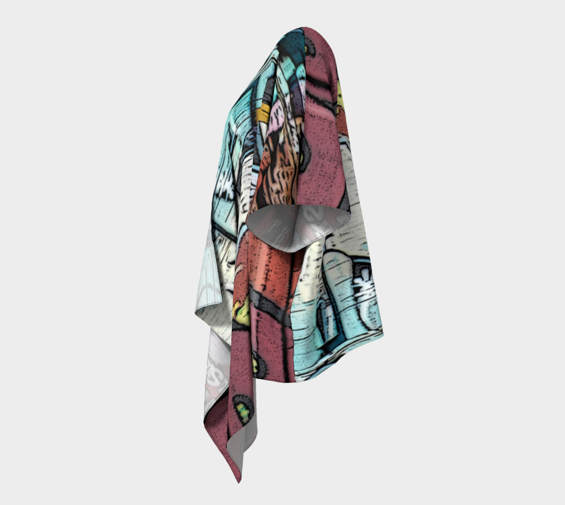 Grafitti Train #3 Draped Kimono preview #2