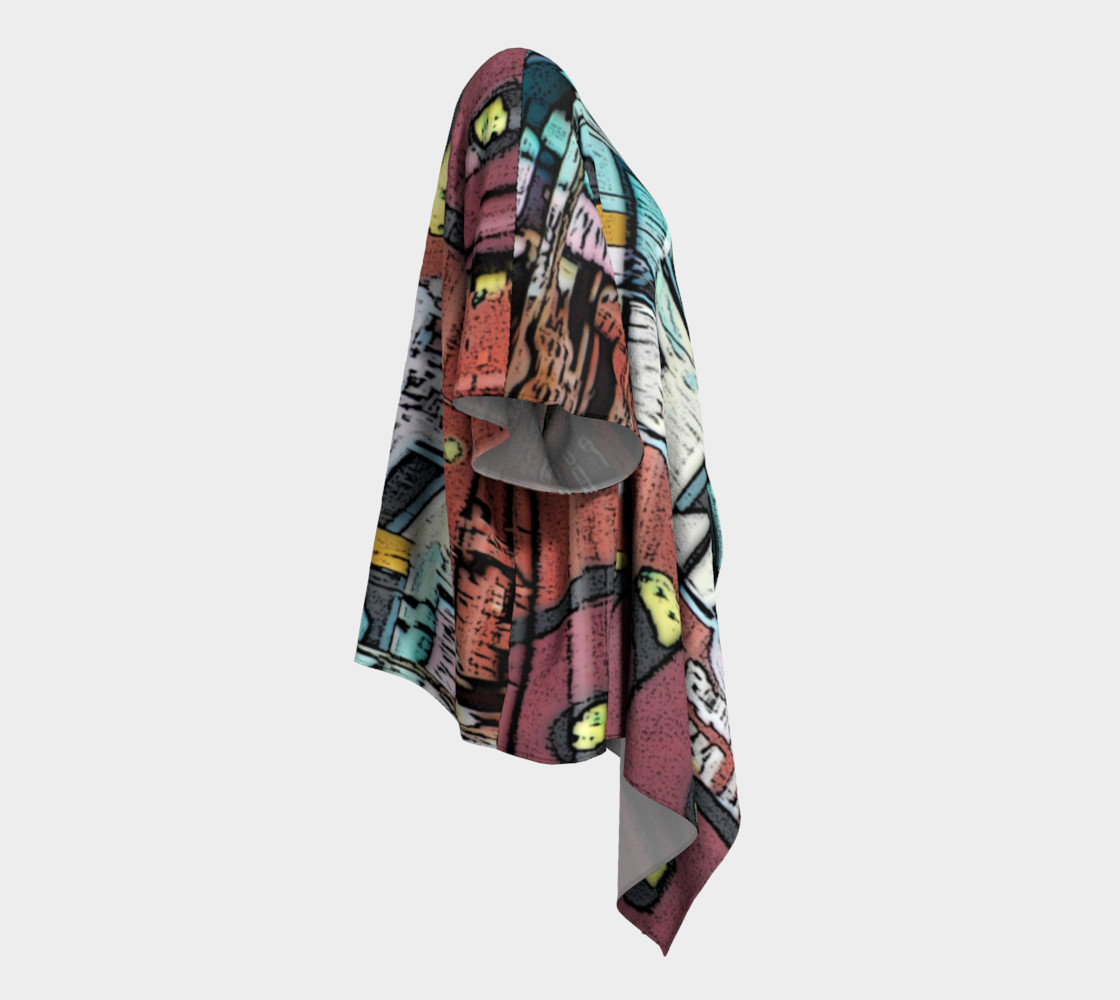 Grafitti Train #3 Draped Kimono preview #3