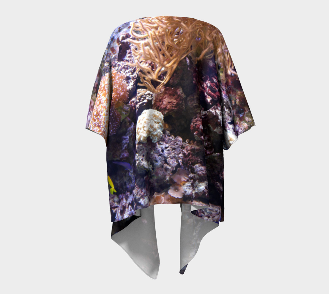 Coral Reef Draped Kimono preview #4