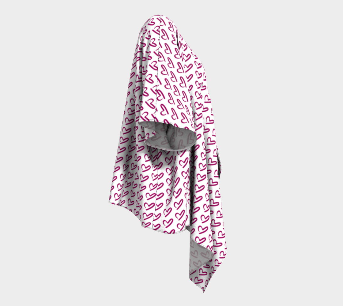 Aperçu de Falling For You Draped Kimono #3