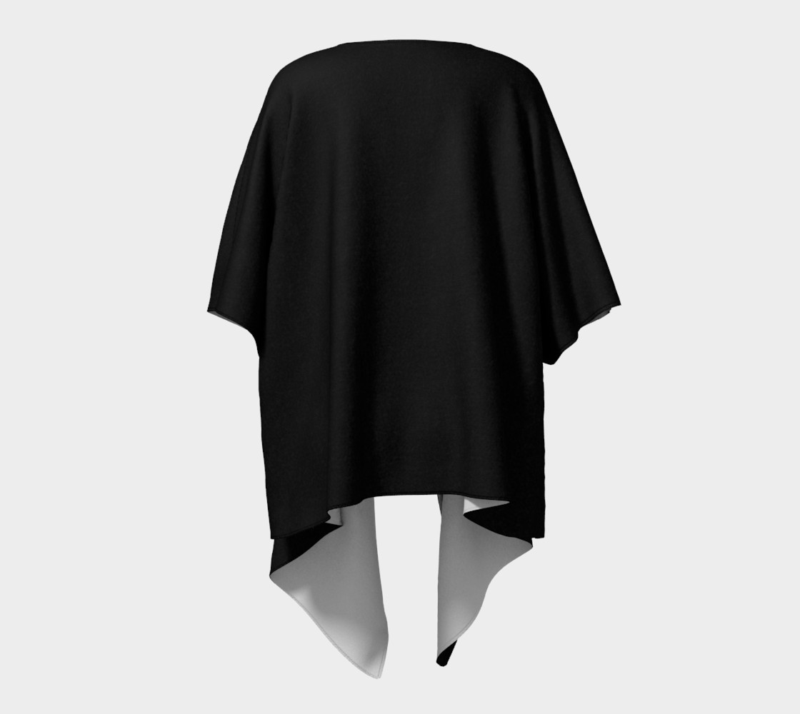 Charcoal | Draped Kimono preview #4