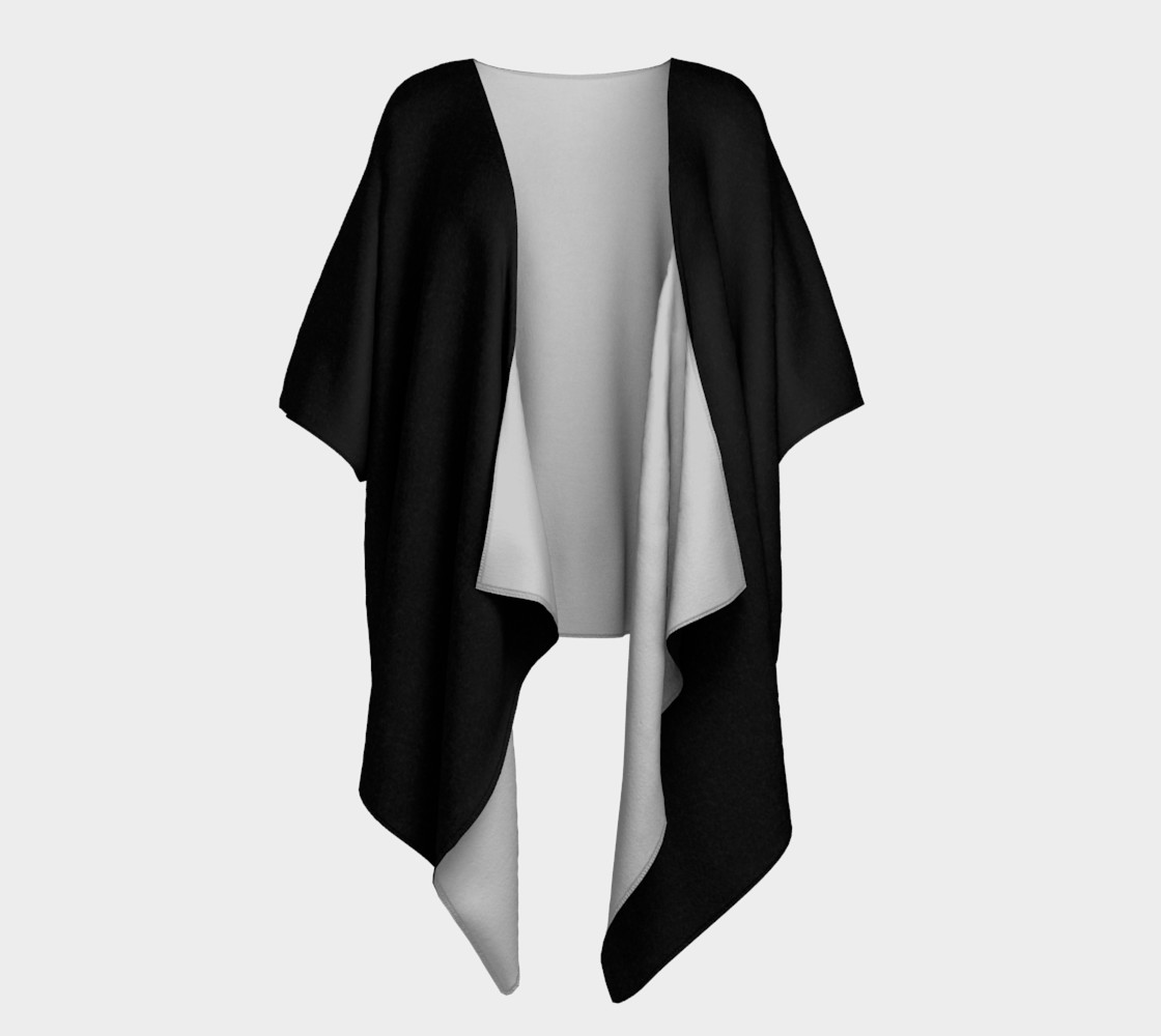 Charcoal | Draped Kimono preview #1