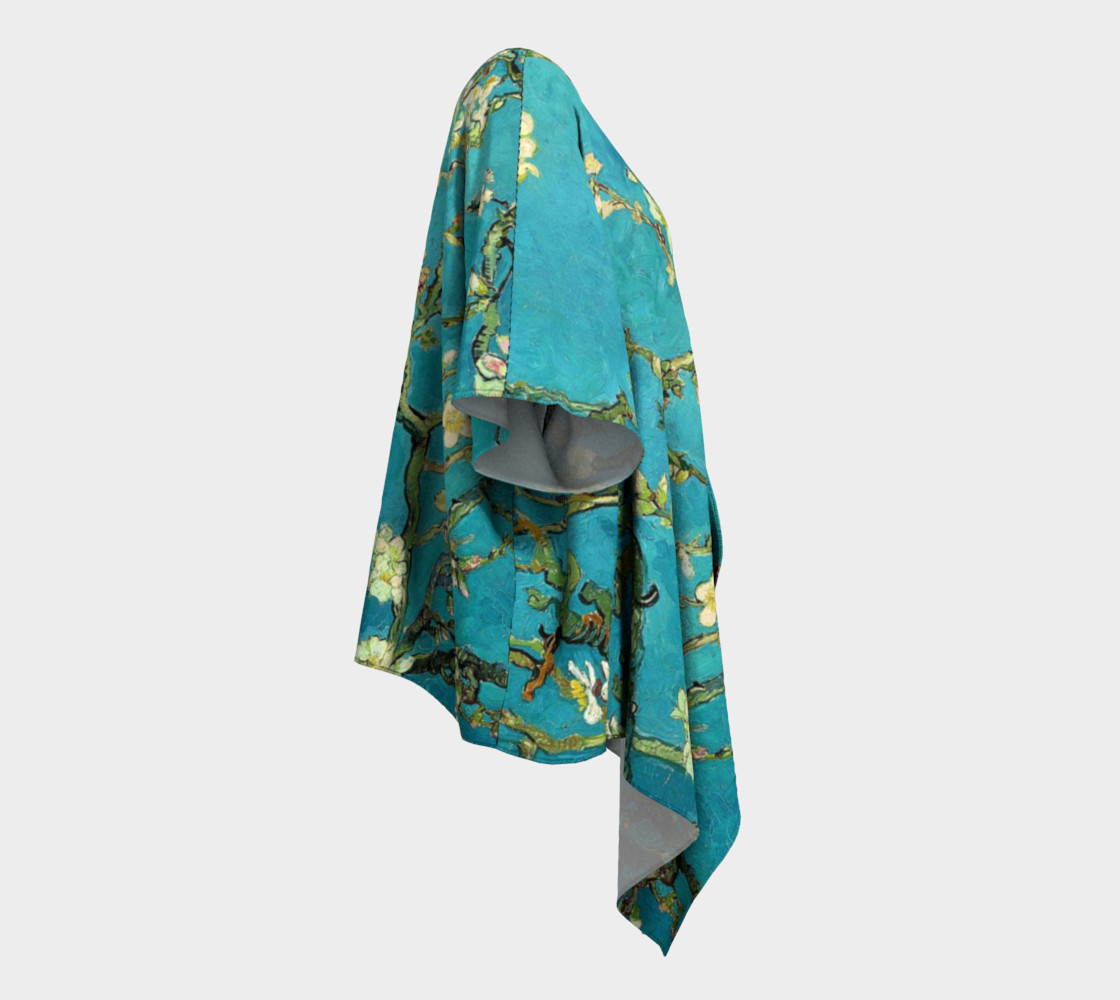 Vincent Van Gogh Blossoming Almond Tree Draped Kimono preview #3