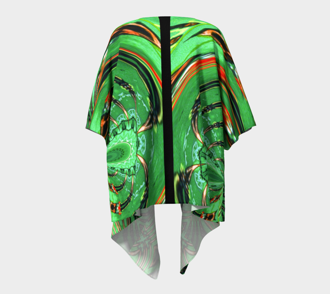 Emerald City Girl Draped Kimono preview #4