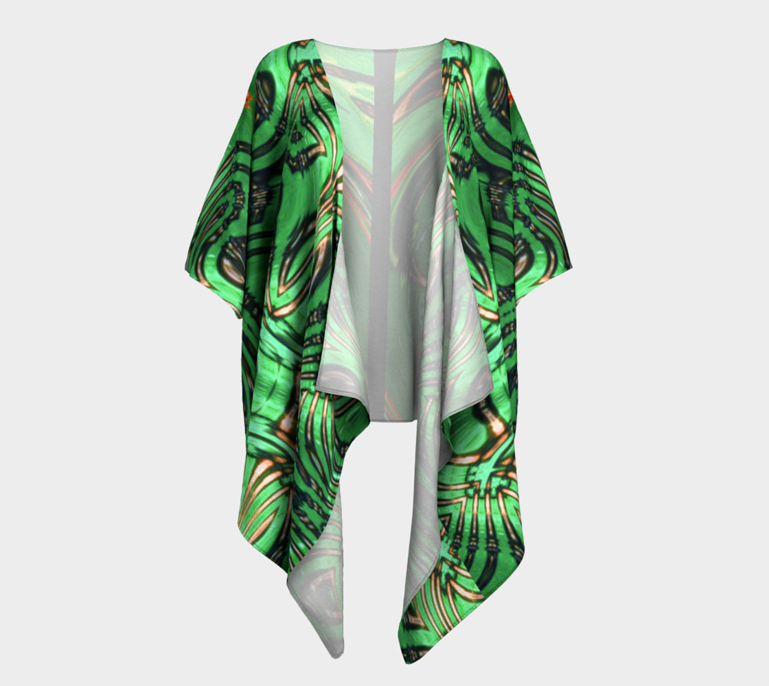 Emerald City Girl Draped Kimono preview #1