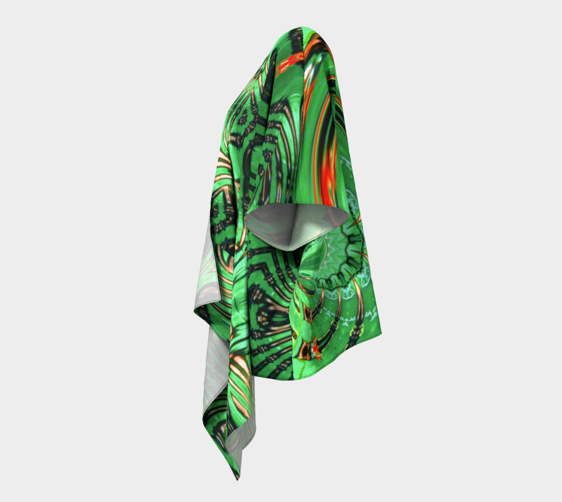 Emerald City Girl Draped Kimono preview #2