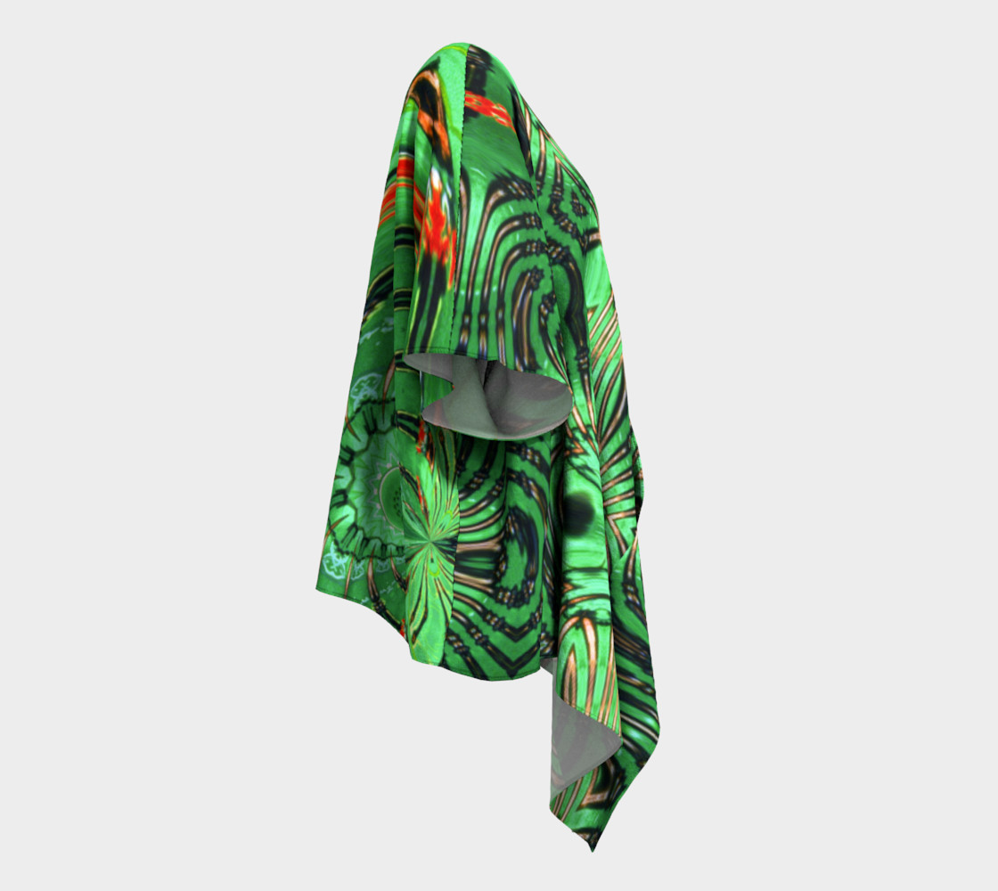 Emerald City Girl Draped Kimono preview #3