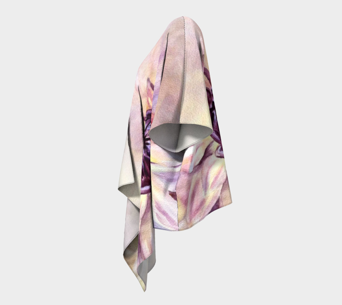 Dahlia Flower Draped Kimono preview #2
