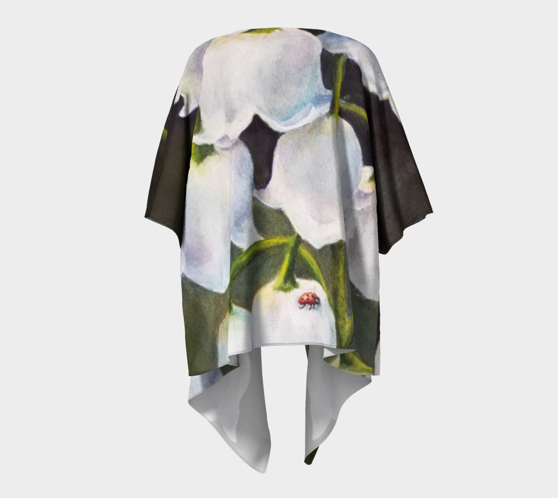 Lily of the Valley Draped Kimono preview #4
