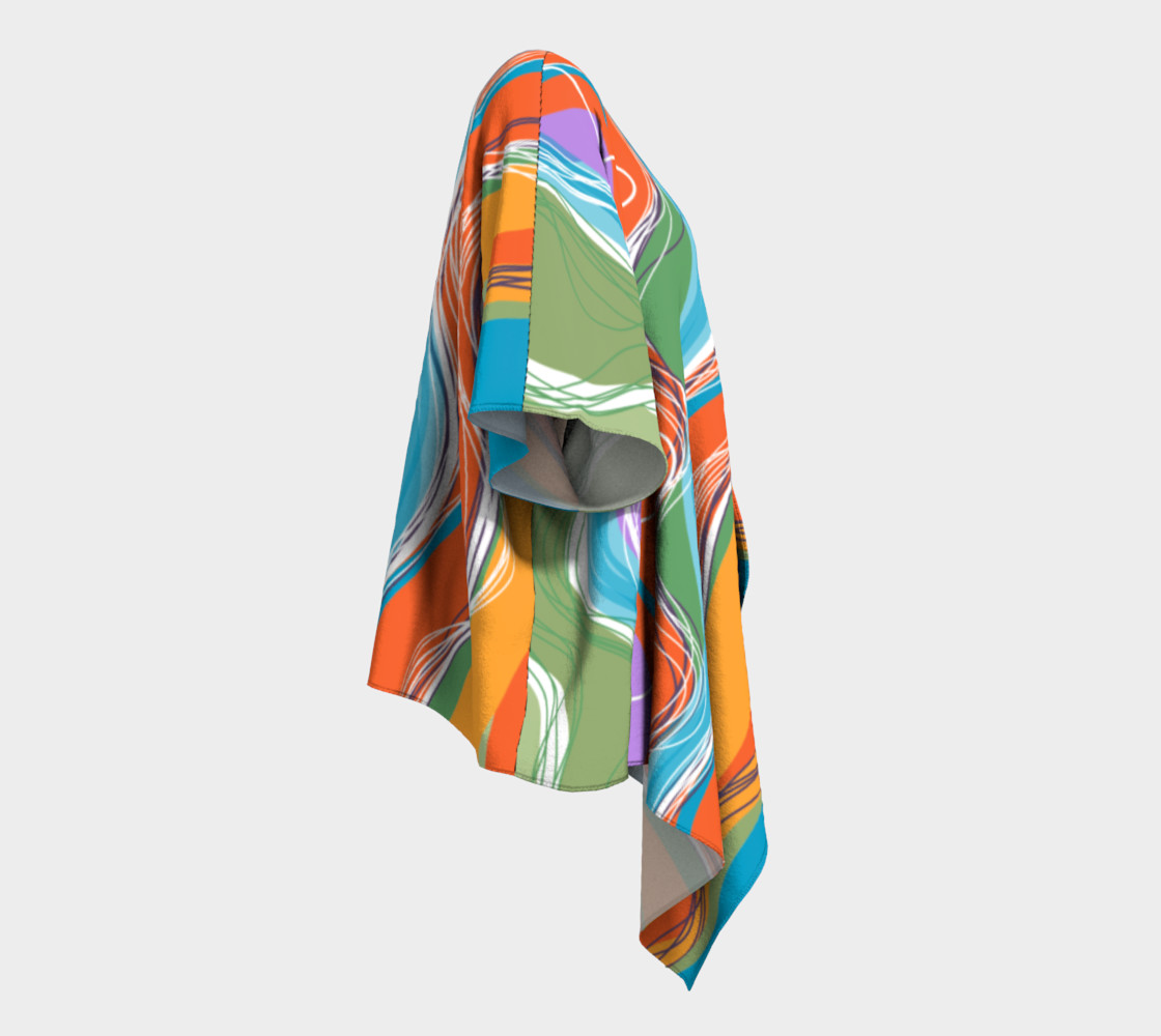 Sanabel Draped Kimono preview #3