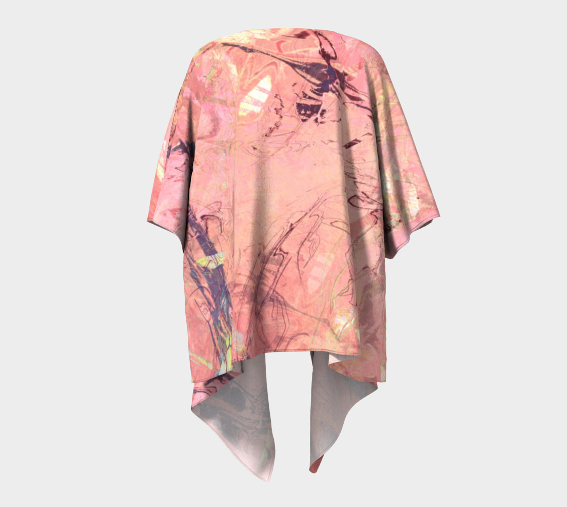 WI Romantic Blush Draped Kimono preview #4
